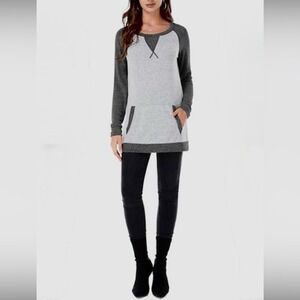 Staccato Black/Gray Sweatshirt with Front Pockets